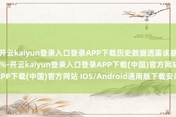 开云kaiyun登录入口登录APP下载历史数据透露该基金近1个月高潮3.94%-开云kaiyun登录入口登录APP下载(中国)官方网站 IOS/Android通用版下载安装