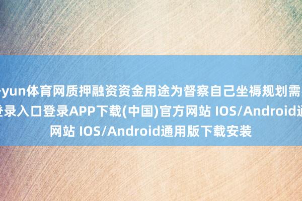 开yun体育网质押融资资金用途为督察自己坐褥规划需要-开云kaiyun登录入口登录APP下载(中国)官方网站 IOS/Android通用版下载安装