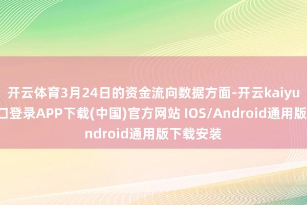 开云体育3月24日的资金流向数据方面-开云kaiyun登录入口登录APP下载(中国)官方网站 IOS/Android通用版下载安装
