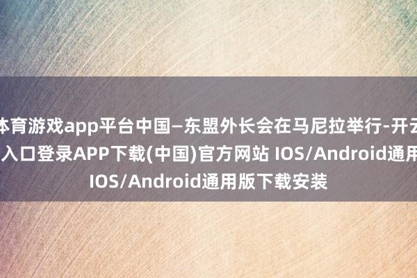 体育游戏app平台中国—东盟外长会在马尼拉举行-开云kaiyun登录入口登录APP下载(中国)官方网站 IOS/Android通用版下载安装